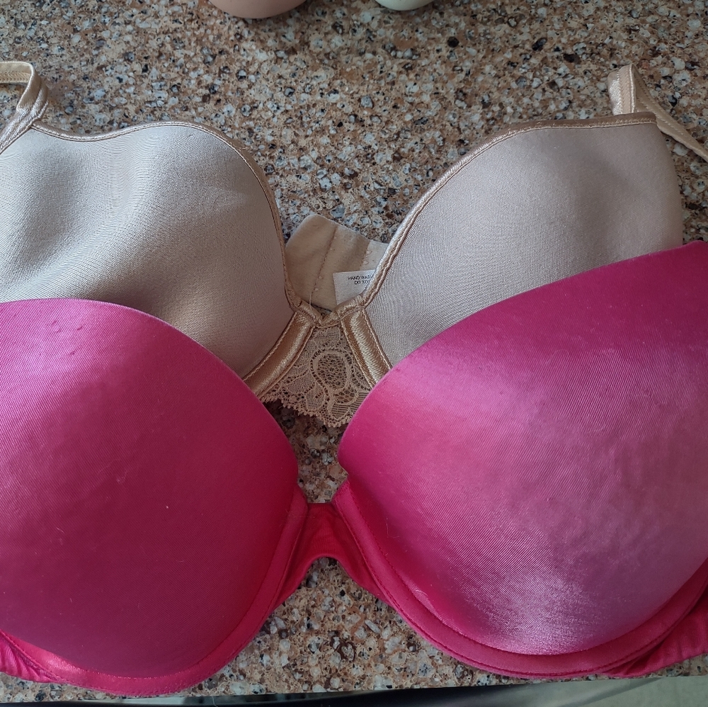 Two Victoria Secret 34D Bras